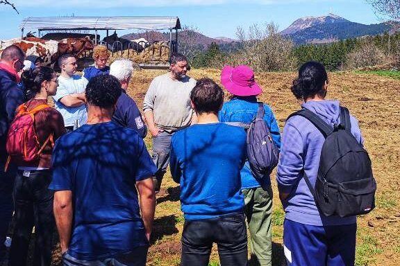 Les étudiants de la Sorbonne en visite dans le Puy-de-Dôme